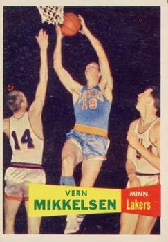 Vern Mikkelsen  basketball card collectible - Main Image 1