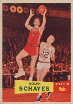 Dolph Schayes  basketball card collectible - Main Image 1