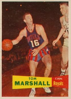 Tom Marshall  basketball card collectible - Main Image 1