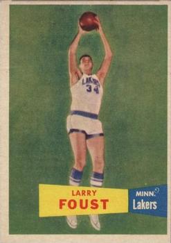 Larry Foust  basketball card collectible - Main Image 1