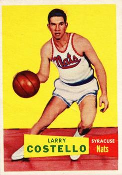 Larry Costello  basketball card collectible - Main Image 1