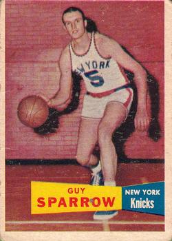 Guy Sparrow  basketball card collectible - Main Image 1