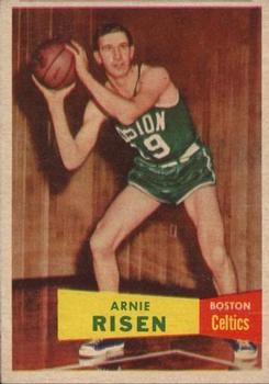 Arnie Risen  basketball card collectible - Main Image 1