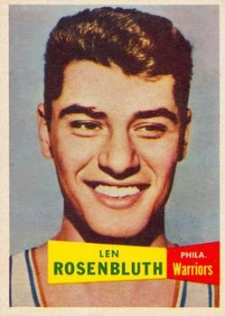 Lennie Rosenbluth  basketball card collectible - Main Image 1