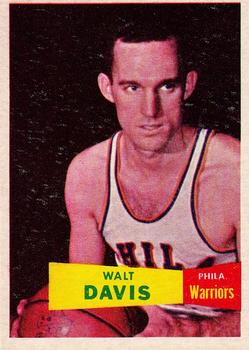 Walt Davis  basketball card collectible - Main Image 1