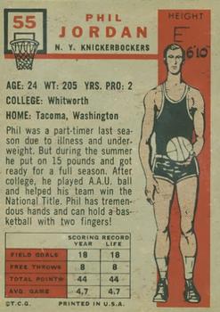 Phil Jordon basketball card collectible - Main Image 2