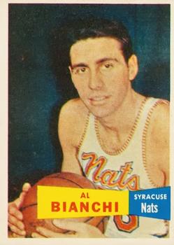 Al Bianchi  basketball card collectible - Main Image 1