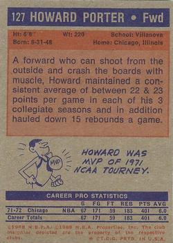 Howard Porter  basketball card collectible - Main Image 2