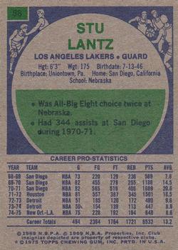Stu Lantz  basketball card collectible - Main Image 2