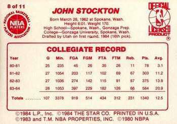 John Stockton  basketball card collectible - Main Image 2