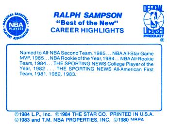 Ralph Sampson  basketball card collectible - Main Image 2