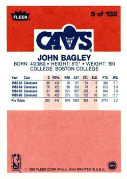 John Bagley  basketball card collectible - Main Image 2