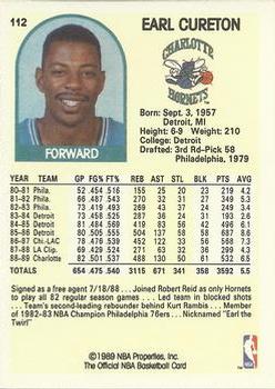 Earl Cureton  basketball card collectible - Main Image 2