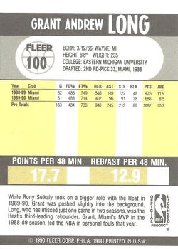 Grant Long  basketball card collectible - Main Image 2