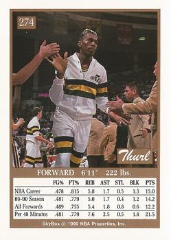 Thurl Bailey  basketball card collectible - Main Image 2