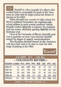 Kendall Gill  basketball card collectible - Main Image 2