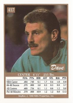 Dave Corzine  basketball card collectible - Main Image 2