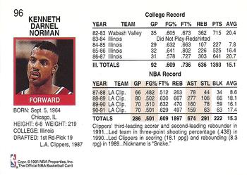 Ken Norman  basketball card collectible - Main Image 2