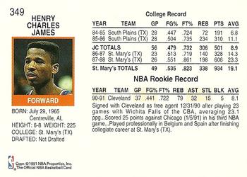 Henry James  basketball card collectible - Main Image 2
