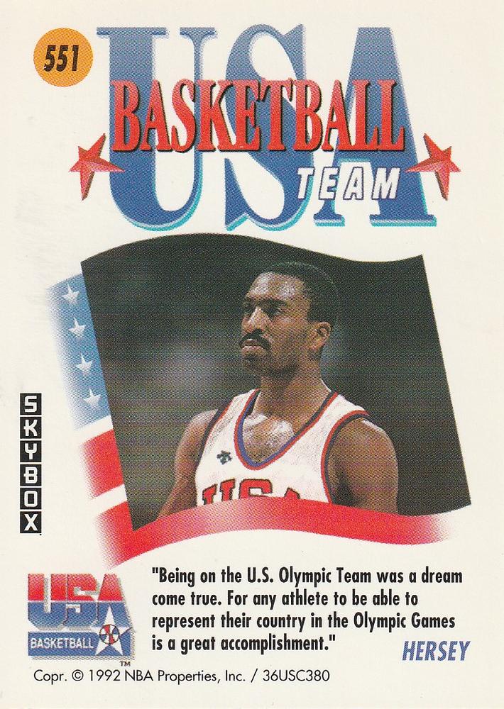 Hersey Hawkins  basketball card collectible - Main Image 2