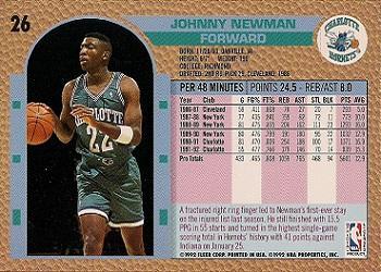 Johnny Newman  basketball card collectible - Main Image 2