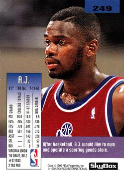 A.J. English  basketball card collectible - Main Image 2