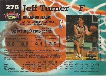 Jeff Turner  basketball card collectible - Main Image 2