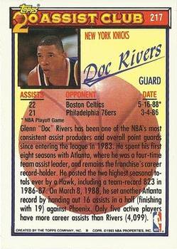 Doc Rivers  basketball card collectible - Main Image 2