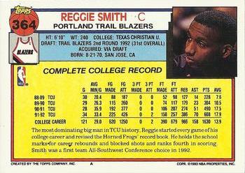 Reggie Smith  basketball card collectible - Main Image 2