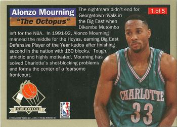 Alonzo Mourning  basketball card collectible - Main Image 2