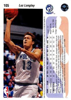 Luc Longley  basketball card collectible - Main Image 2