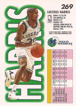 Lucious Harris  basketball card collectible - Main Image 2