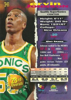Ervin Johnson basketball card collectible - Main Image 2