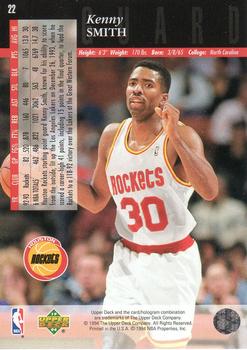 Kenny Smith  basketball card collectible - Main Image 2