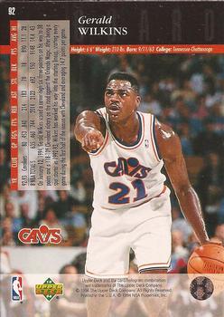 Gerald Wilkins  basketball card collectible - Main Image 2