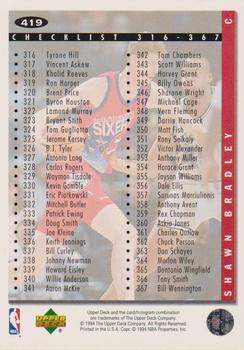 Shawn Bradley basketball card collectible - Main Image 2