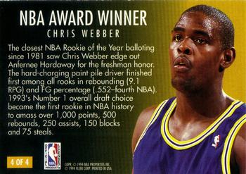 Chris Webber basketball card collectible - Main Image 2