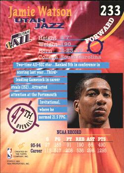 Jamie Watson  basketball card collectible - Main Image 2