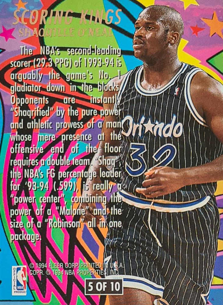 Shaquille O’Neal  basketball card collectible - Main Image 2