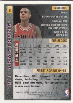 B.J. Armstrong  basketball card collectible - Main Image 2