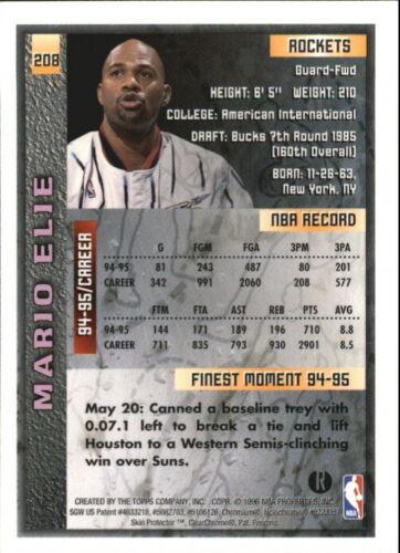 Mario Elie  basketball card collectible - Main Image 2