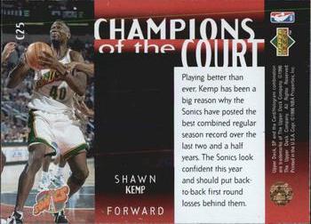Shawn Kemp  basketball card collectible - Main Image 2