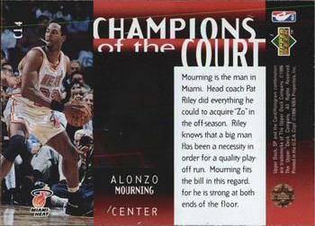 Alonzo Mourning  basketball card collectible - Main Image 2