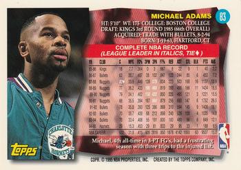 Michael Adams  basketball card collectible - Main Image 2