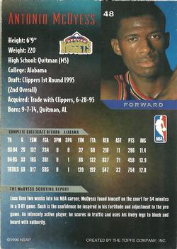 Antonio McDyess  basketball card collectible - Main Image 2