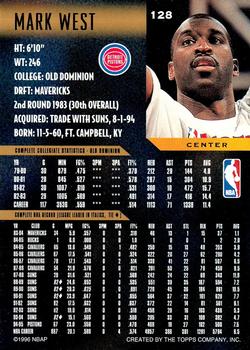 Mark West  basketball card collectible - Main Image 2
