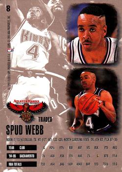 Spud Webb  basketball card collectible - Main Image 2