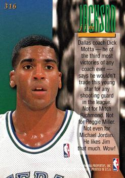 Jim Jackson  basketball card collectible - Main Image 2