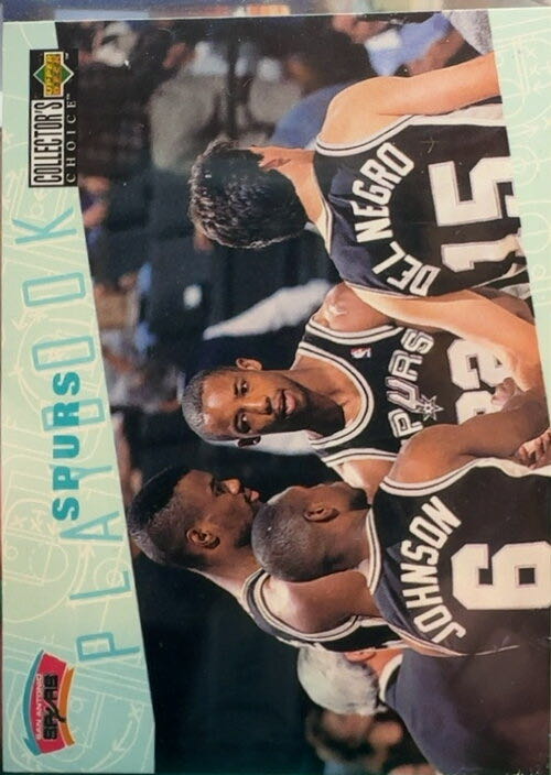 Spurs Playbook  basketball card collectible - Main Image 3