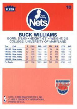 Buck Williams  basketball card collectible - Main Image 2